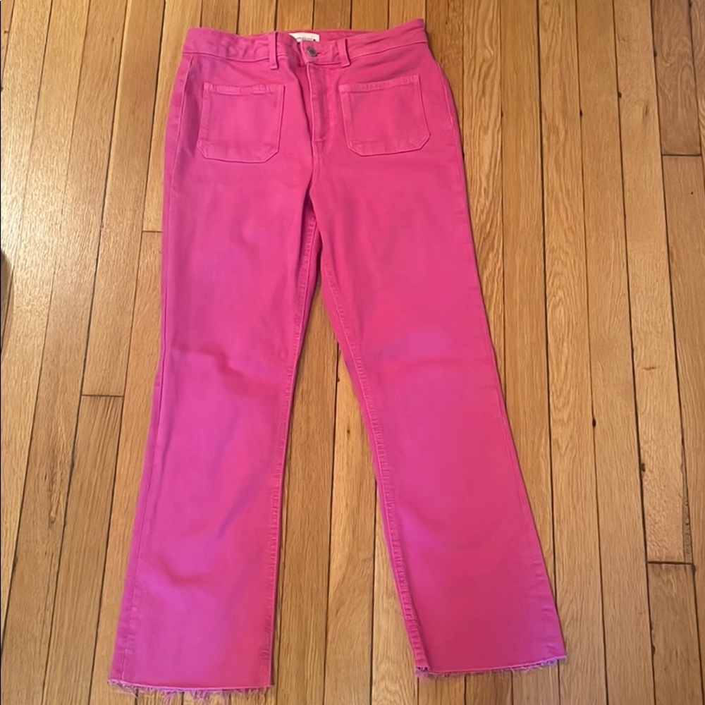 Zara Sailor Cropped Flare Jeans